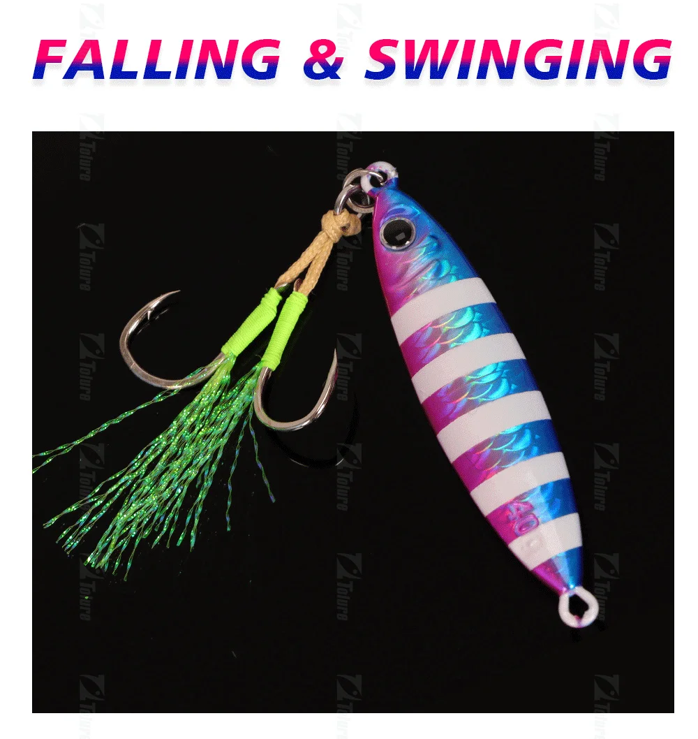 CHEERY Saltwater Fishing Lure 30g 40g 60g 80g Lead Fish Metal ABS Pencil Lure - view 8