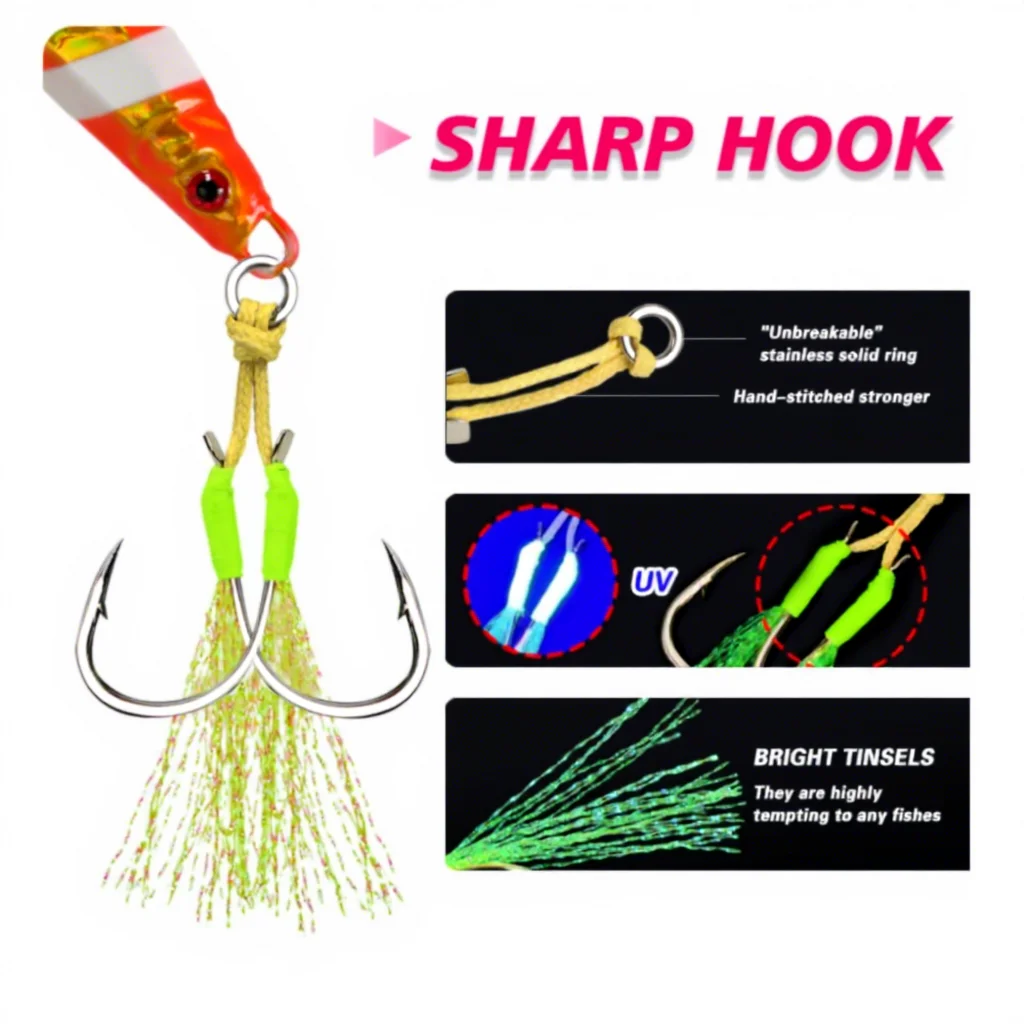 CHEERY New Style 30g 40g 60g 80g Colorful Laser Metal Jig Bait ABS Pencil Lure - view 2