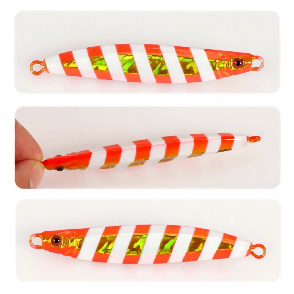 CHEERY New Style 30g 40g 60g 80g Colorful Laser Metal Jig Bait ABS Pencil Lure - view 5