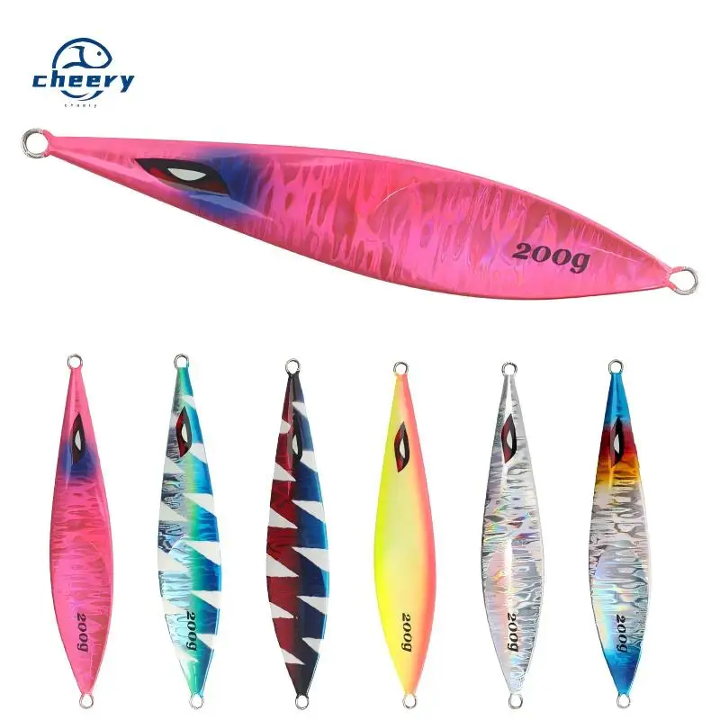 CHEERY New Slow Sinking Jigs 150g 250g 300g Jigging Metal Jig