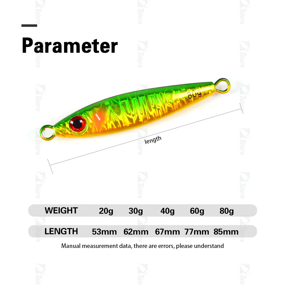 20g 30g 40g 60g 80g Saltwater Peche Fishing Metal Jigging Fast ABS Pencil Lure - view 2