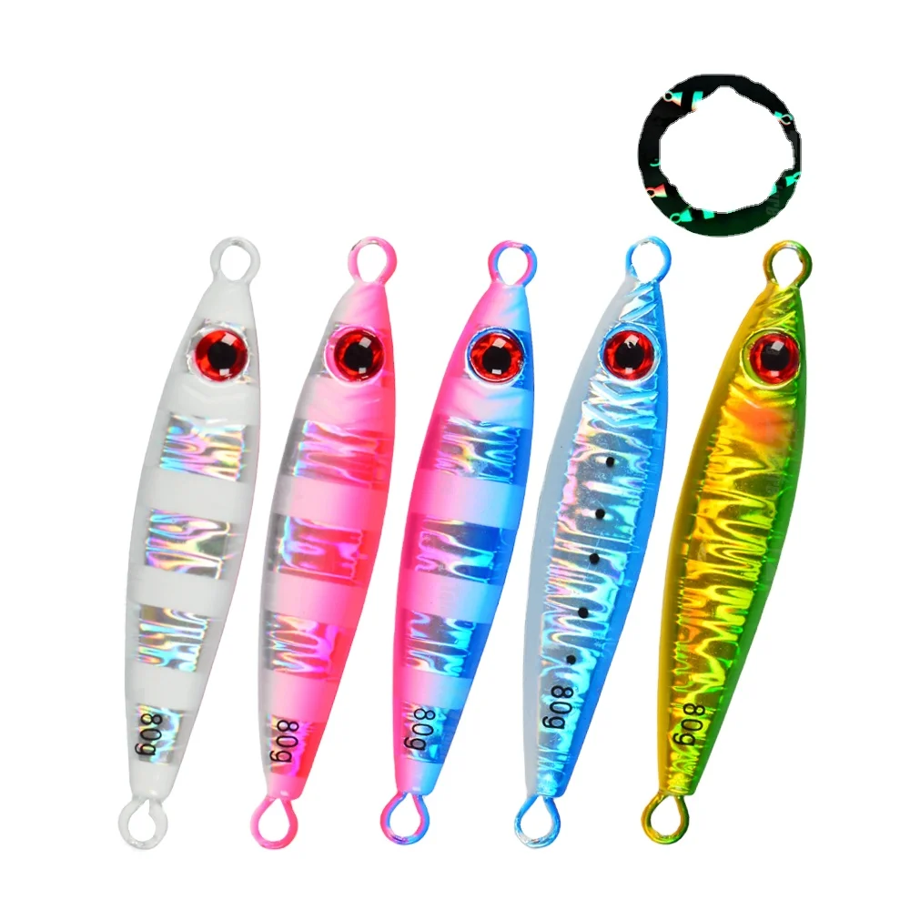 20g 30g 40g 60g 80g Saltwater Peche Fishing Metal Jigging Fast ABS Pencil Lure - view 10