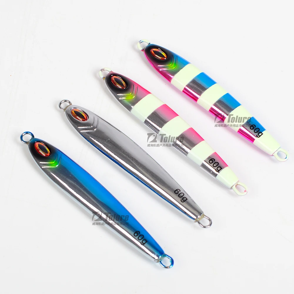 Hot Sale 60g Luminous Tungsten Steel Jig Without Hook Metal