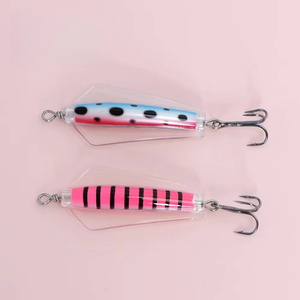Factory ABS Plastic Ice Fishing Lure 11.5g WithTreble Hooks for ABS Pencil Lure - view 9