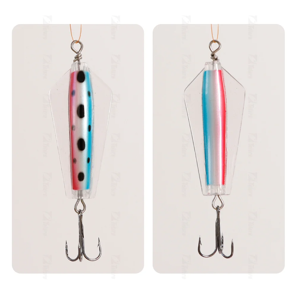 Factory ABS Plastic Ice Fishing Lure 11.5g WithTreble Hooks for ABS Pencil Lure - view 11