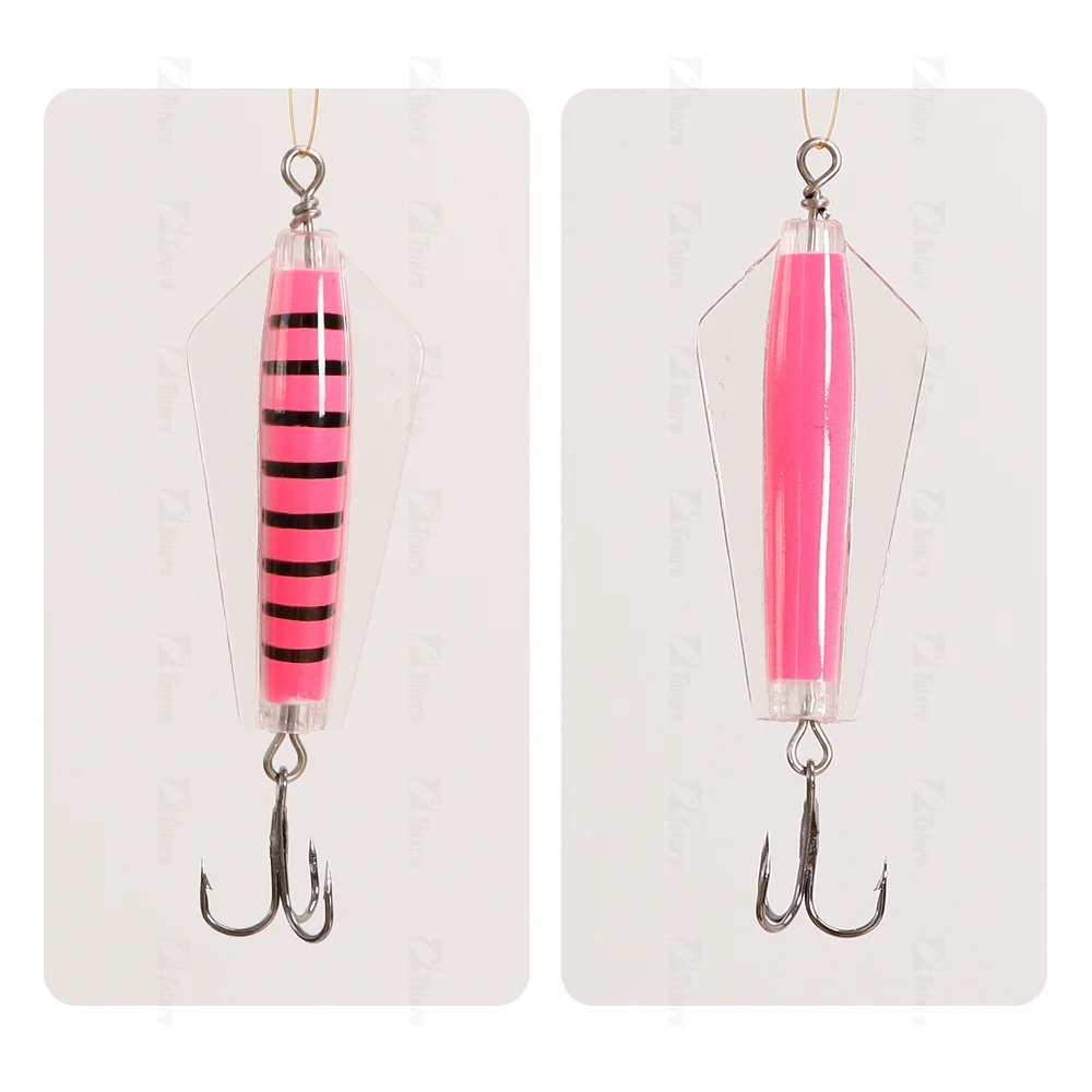 Factory ABS Plastic Ice Fishing Lure 11.5g WithTreble Hooks for ABS Pencil Lure - view 12