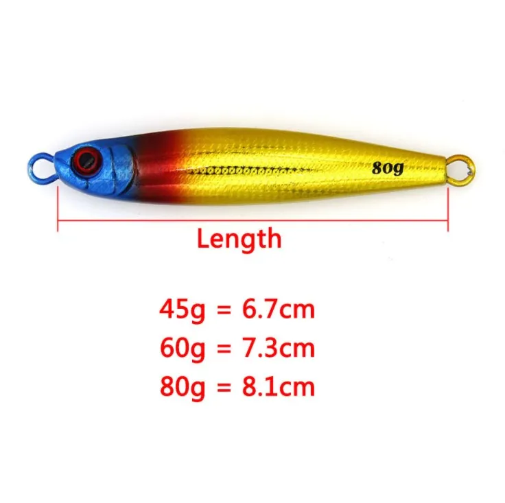 Japan Quality Lead Fish 45g 60g 80g Slow Pitch Metal Jig Fishing ABS Pencil Lure - view 1