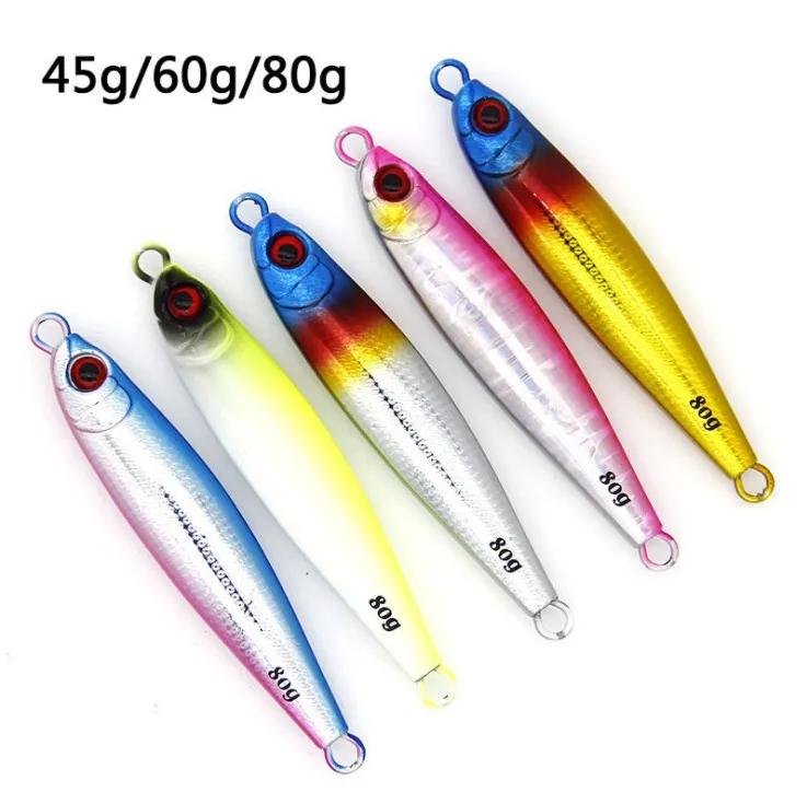 Japan Quality Lead Fish 45g 60g 80g Slow Pitch Metal Jig Fishing ABS Pencil Lure - view 5