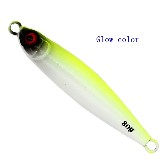 Japan Quality Lead Fish 45g 60g 80g Slow Pitch Metal Jig Fishing ABS Pencil Lure - view 8