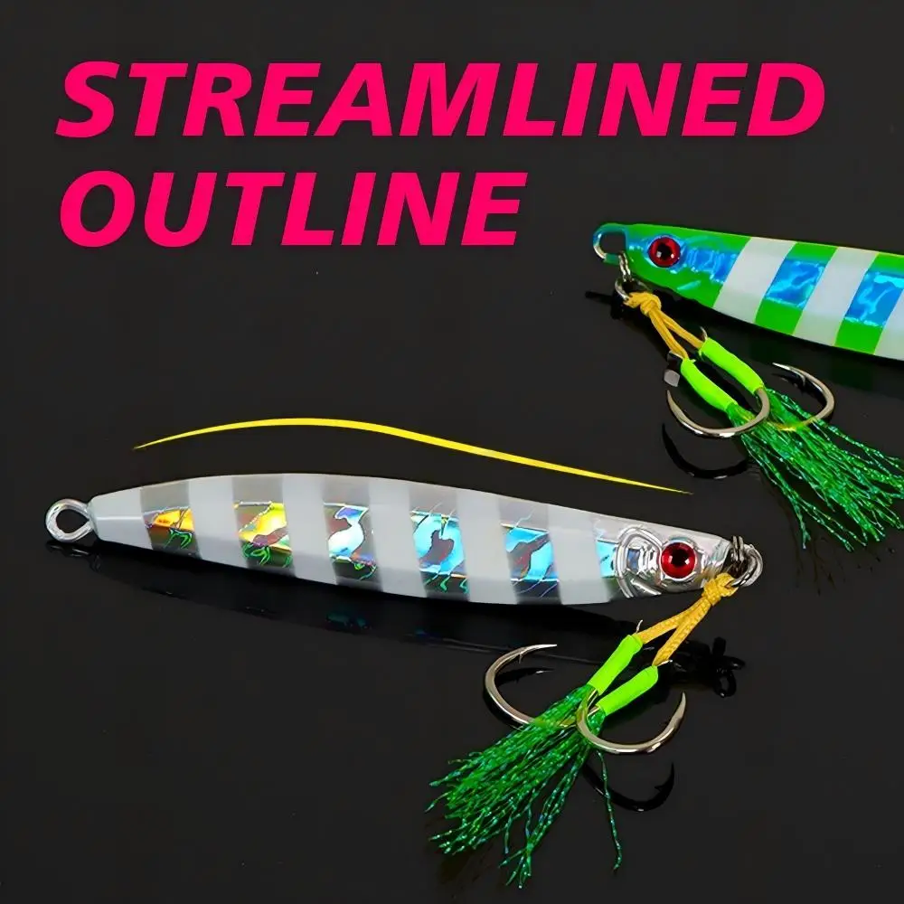 CHEERY High Quality Saltwater 30g 40g 60g 80g Colorful Lead Jig ABS Pencil Lure - view 2