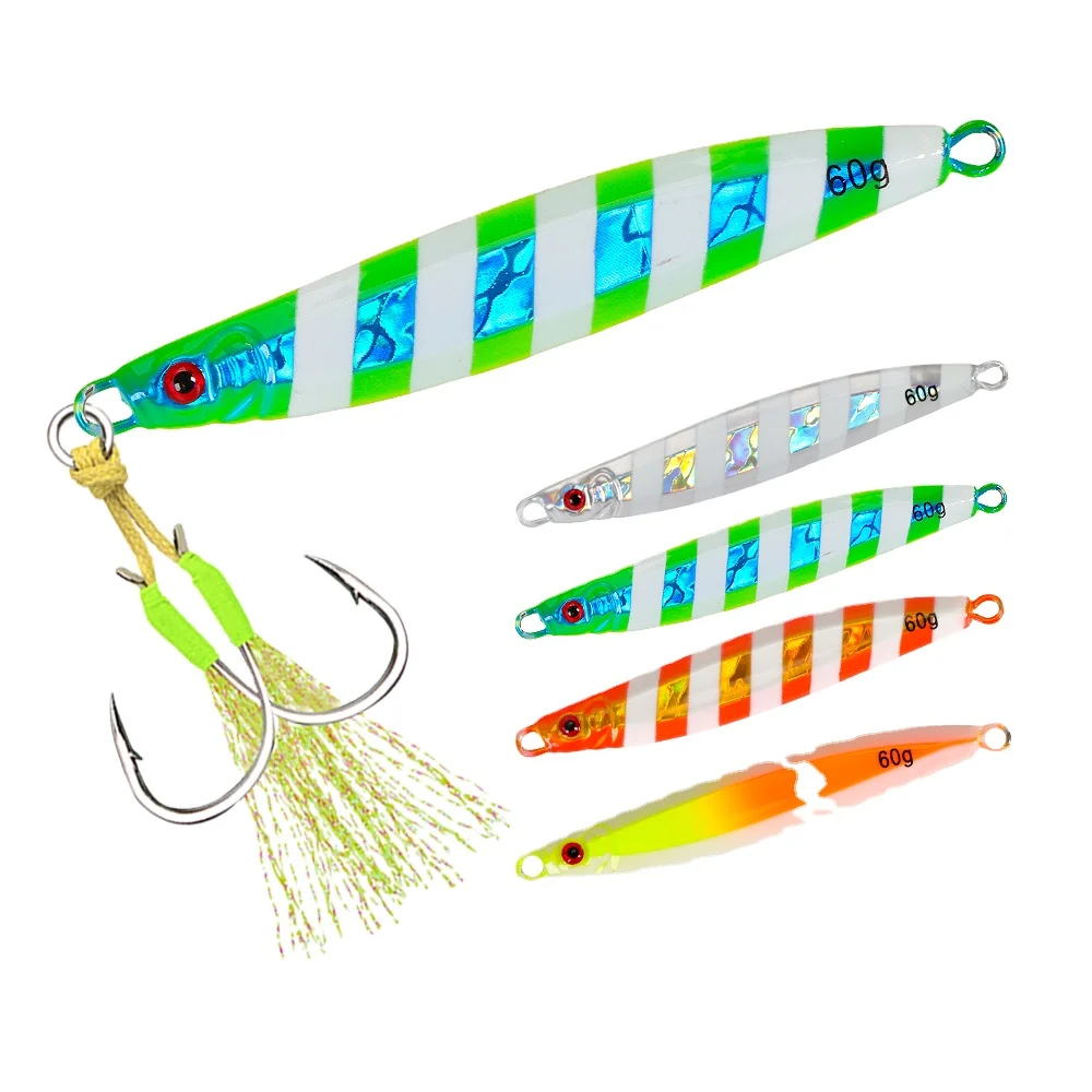 CHEERY High Quality Saltwater 30g 40g 60g 80g Colorful Lead Jig ABS Pencil Lure - view 5