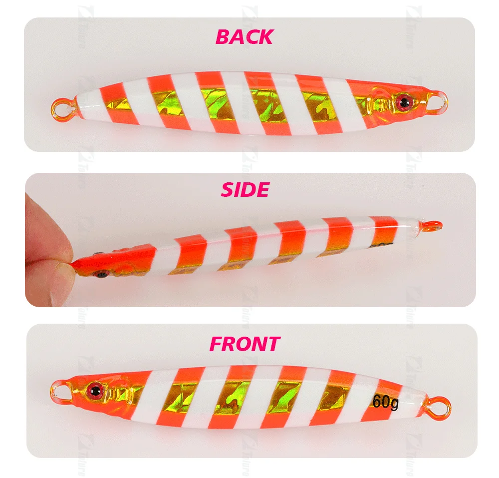 CHEERY High Quality Saltwater 30g 40g 60g 80g Colorful Lead Jig ABS Pencil Lure - view 7