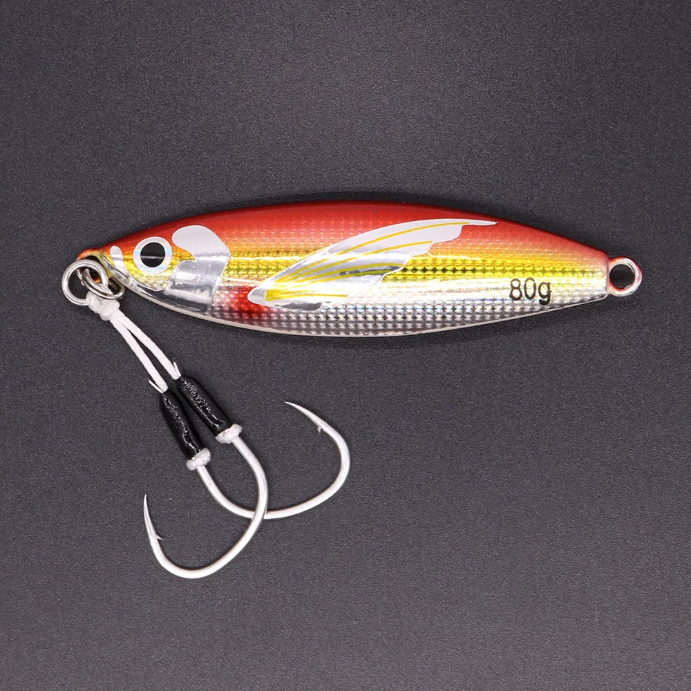 40g 60g 80g 100g Jigging Slow Metal Jigs Sea Fishing Lures Bait ABS Pencil Lure - view 18