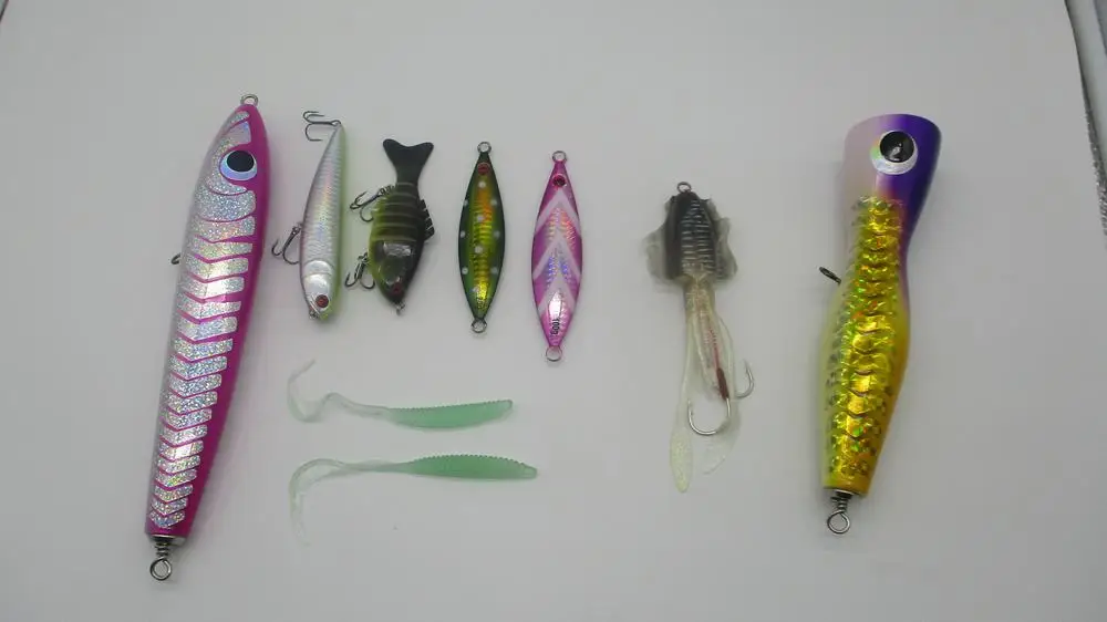 40g 60g 80g 100g Jigging Slow Metal Jigs Sea Fishing Lures Bait ABS Pencil Lure - detail 3