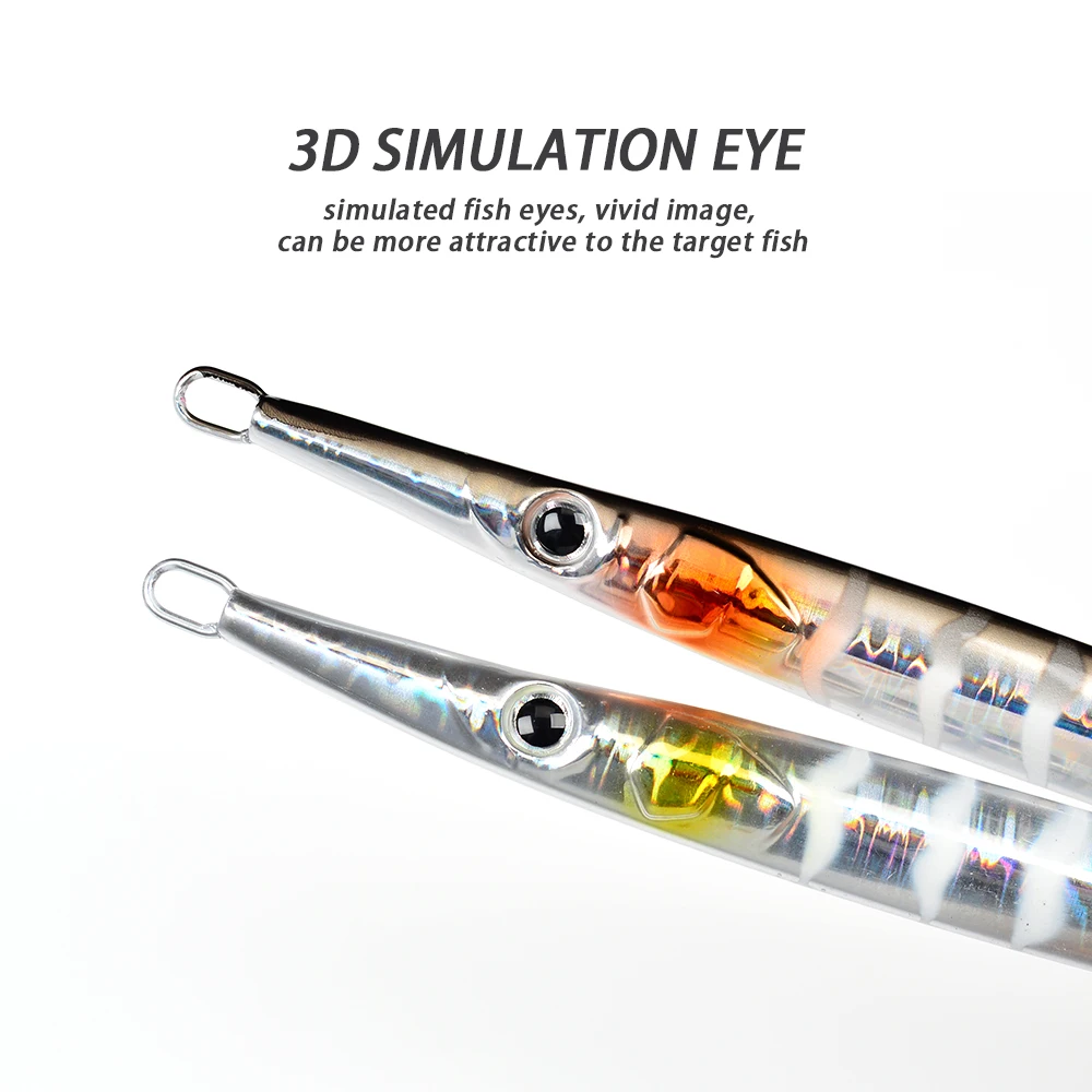 CHEERY 80g 100g Deep Sea Trolling Fishing Metal Jig Lure Slow ABS Pencil Lure - view 14