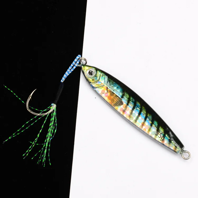 20g 35g 60g 80g 3D Print Metal Jig Fishing Lures Lead Jigging ABS Pencil Lure - view 6