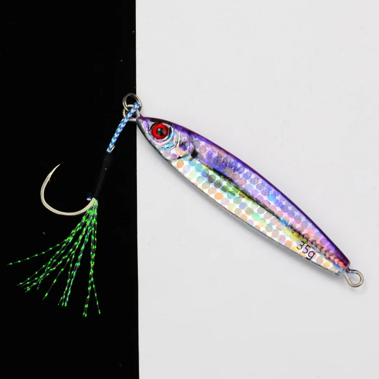 20g 35g 60g 80g 3D Print Metal Jig Fishing Lures Lead Jigging ABS Pencil Lure - view 8
