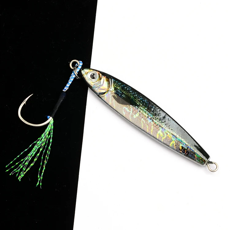 20g 35g 60g 80g 3D Print Metal Jig Fishing Lures Lead Jigging ABS Pencil Lure - view 14