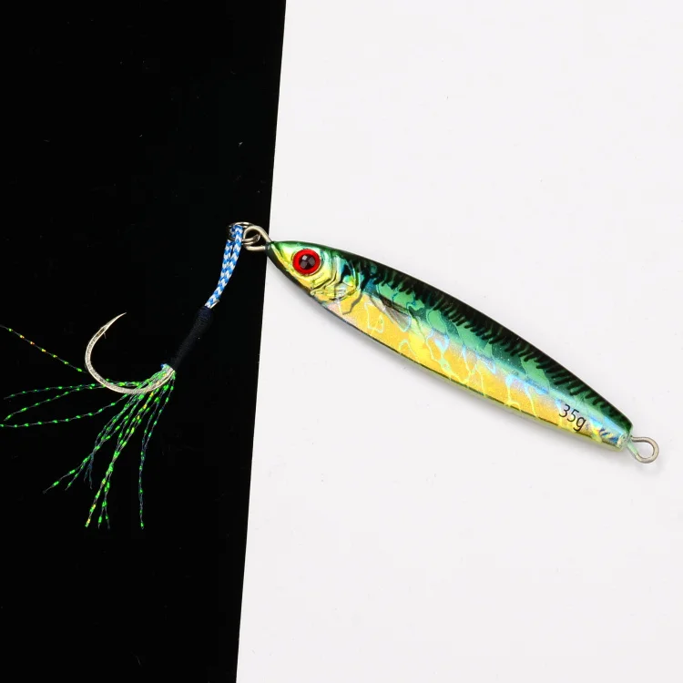 20g 35g 60g 80g 3D Print Metal Jig Fishing Lures Lead Jigging ABS Pencil Lure - view 16