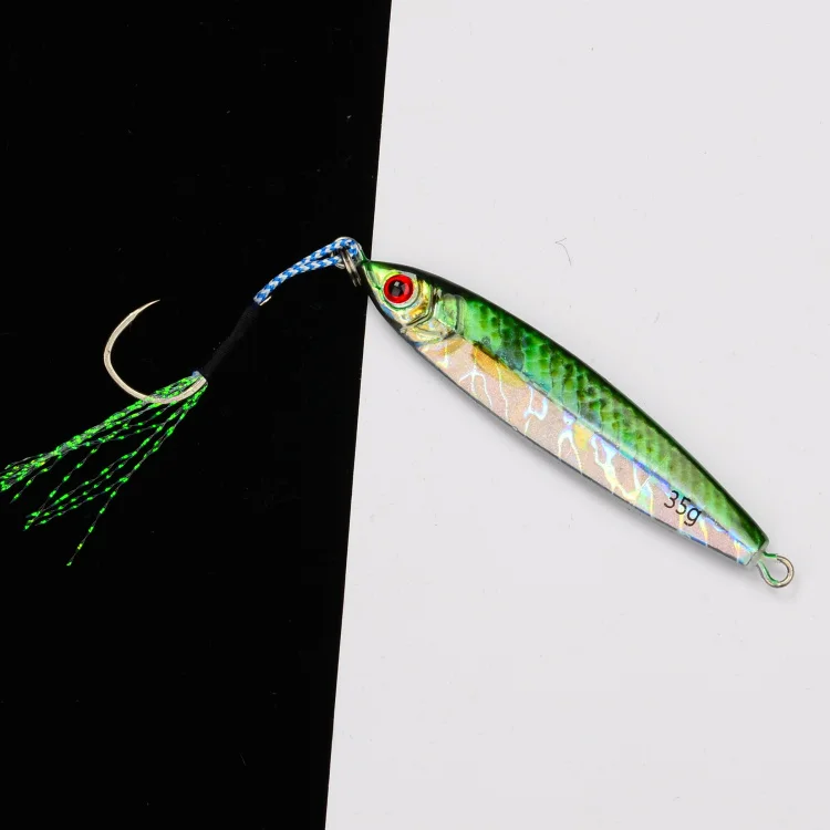 20g 35g 60g 80g 3D Print Metal Jig Fishing Lures Lead Jigging ABS Pencil Lure - view 17