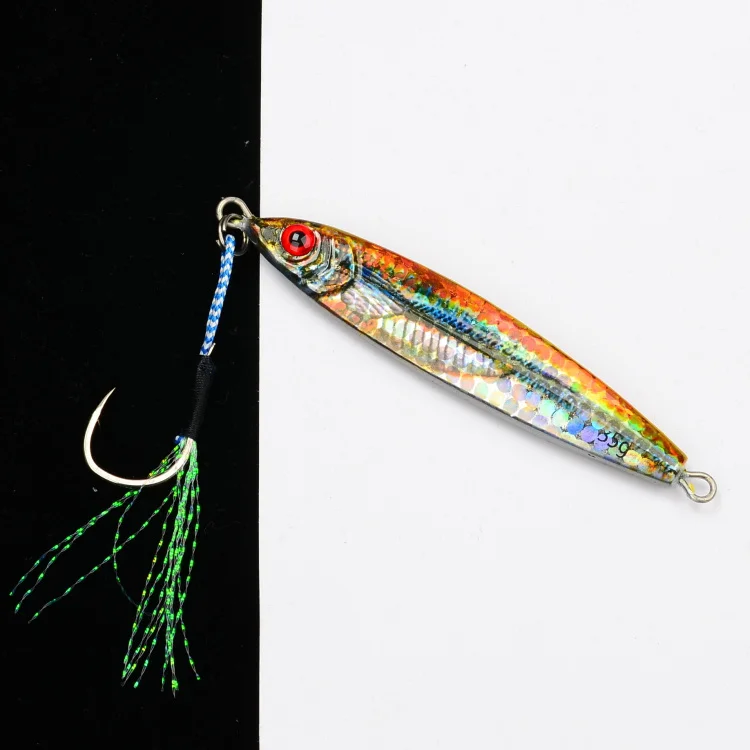 20g 35g 60g 80g 3D Print Metal Jig Fishing Lures Lead Jigging ABS Pencil Lure - view 18