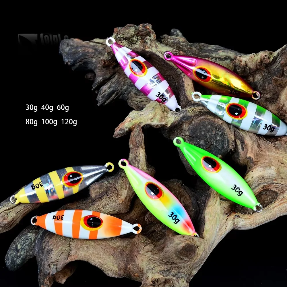 Saltwater 30g 40g 60g 80g 100g 120g Bee Lead Bait Luminous Jig ABS Pencil Lure - view 5