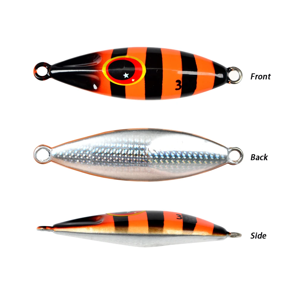 Saltwater 30g 40g 60g 80g 100g 120g Bee Lead Bait Luminous Jig ABS Pencil Lure - view 11