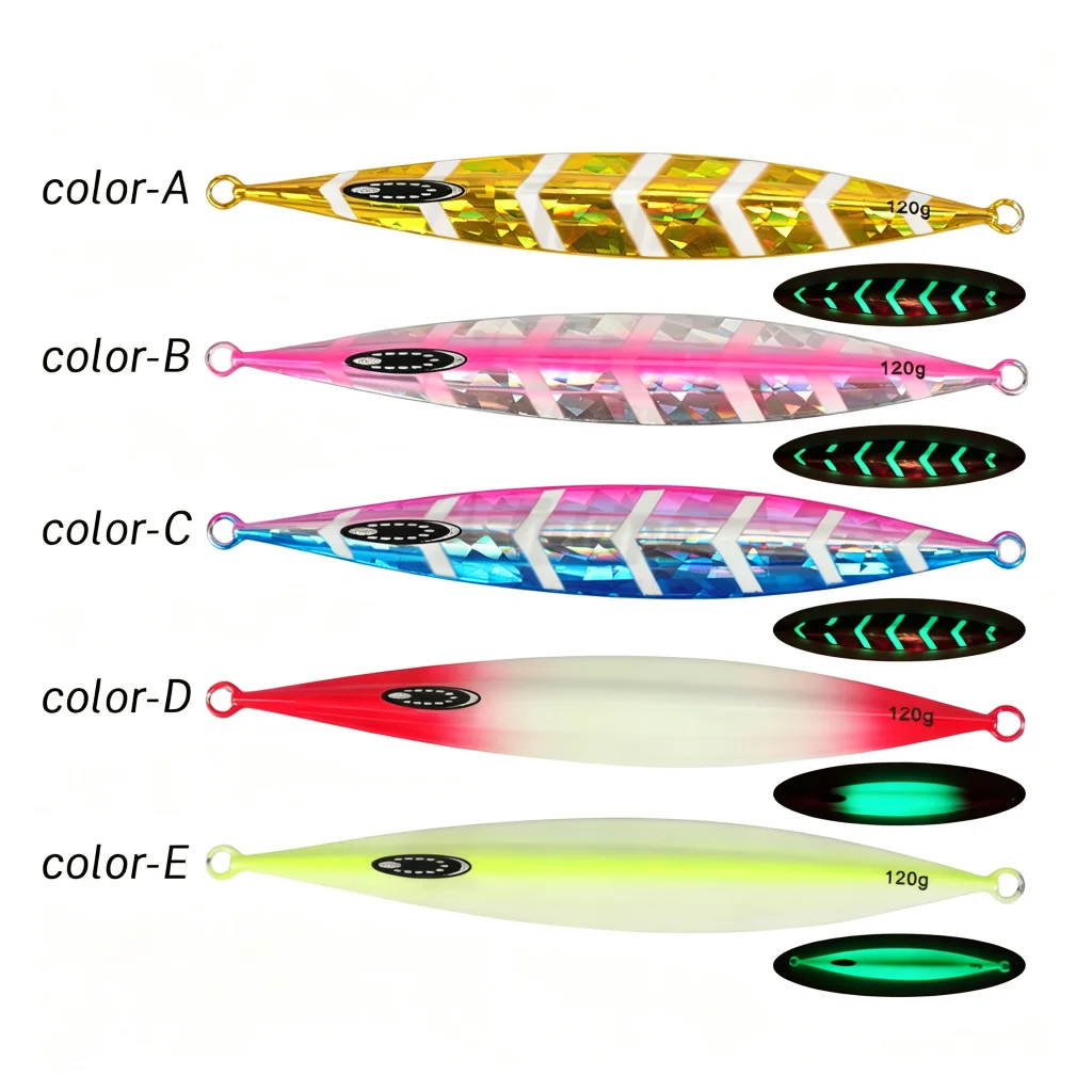 Cheery Cast Slow Pitch Metal Jig 120g 150g 200g 250g 300g ABS Pencil Lure - view 12