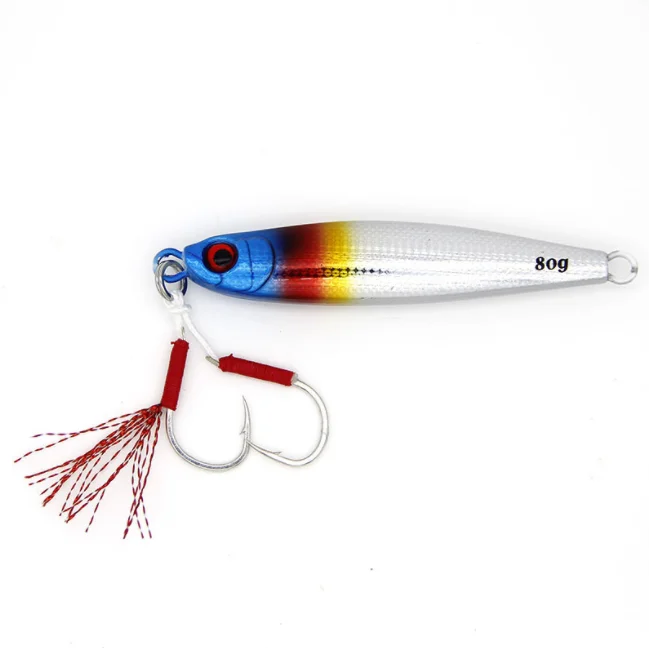 Saltwater Fishing Lure Metal Jig 40g 60g 80g Artificial Baits - Pencil Lure by Cheery