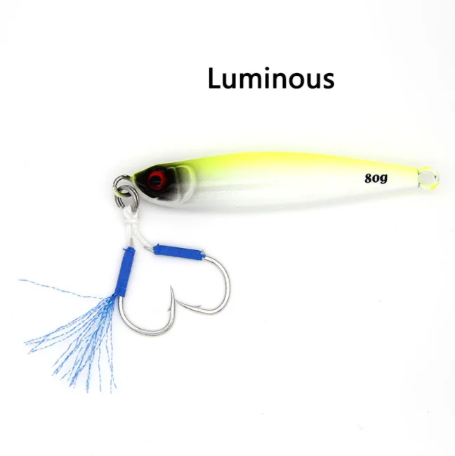 Saltwater Fishing Lure Metal Jig 40g 60g 80g Artificial Baits ABS Pencil Lure - detail 1