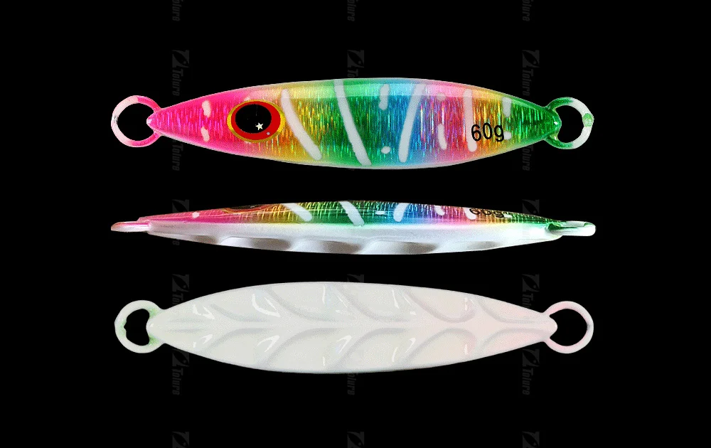 HIgh Quality 30g 40g 60g 80g Luminous Effect Sinking Saltwater Metal Jig ABS Pencil Lure - view 11