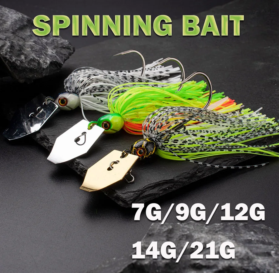 Cheery 7g-21g Chatterbait Lure Kit Bladed Jig Buzz Bait Fish Head ABS Pencil Lure - view 6