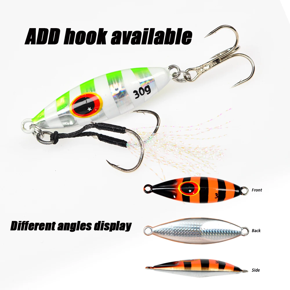Luminous Customised Slow Bee Metal Jig Pitch Jigging Lure ABS Pencil Lure - view 4