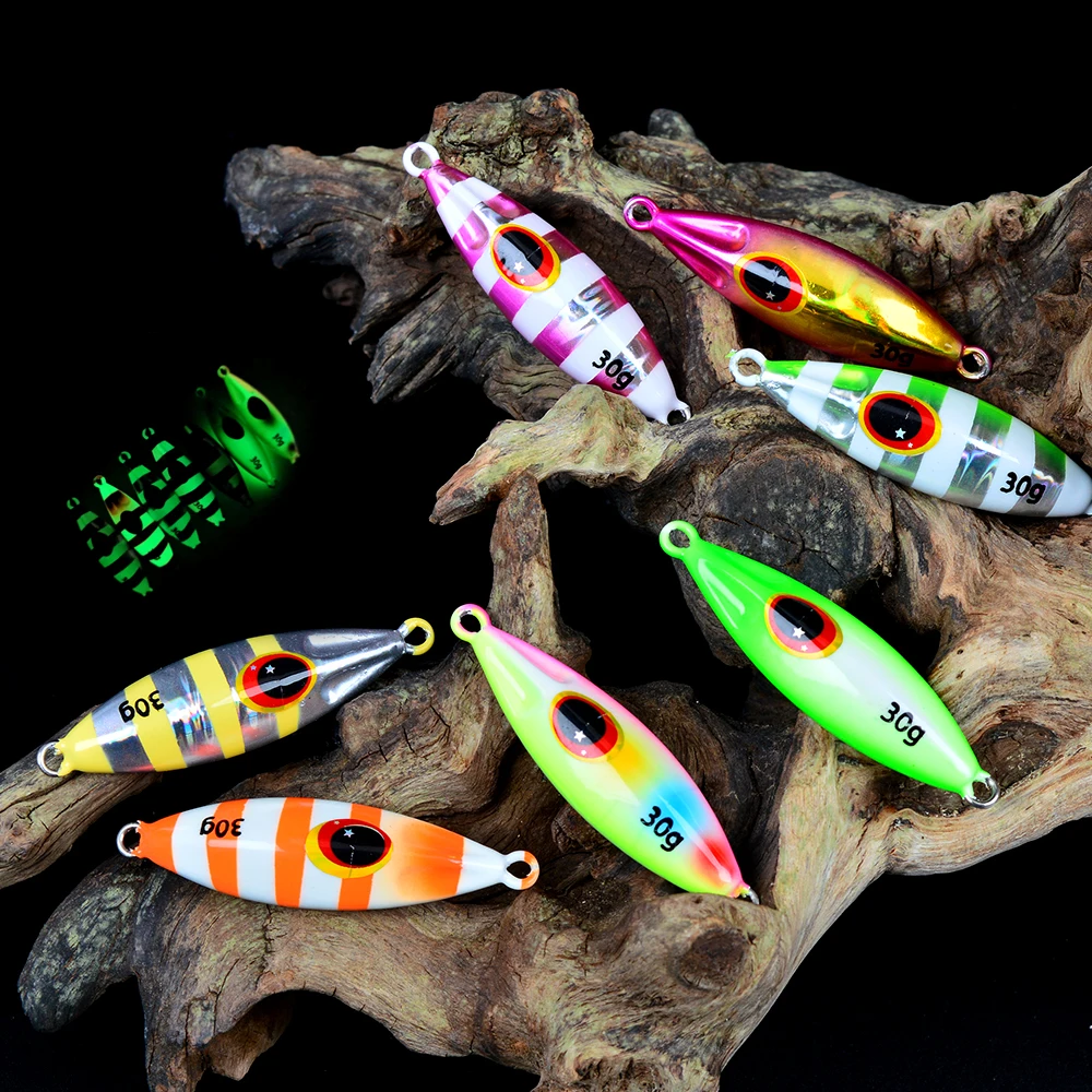 Luminous Customised Slow Bee Metal Jig Pitch Jigging Lure ABS Pencil Lure - view 7