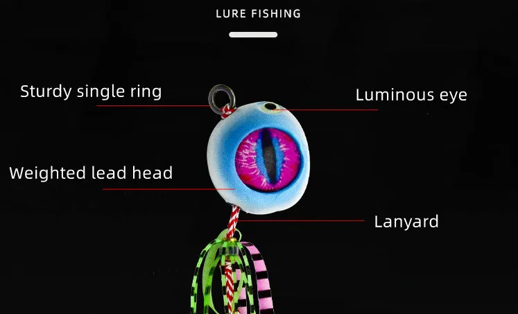 New Arrival High Quality 40g-200g Metal Slow Jig Head With ABS Pencil Lure - view 14