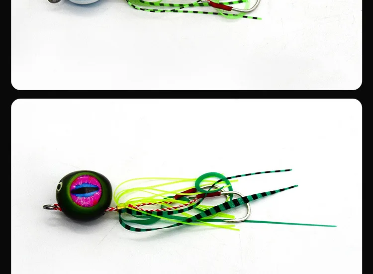 New Arrival High Quality 40g-200g Metal Slow Jig Head With ABS Pencil Lure - detail 1
