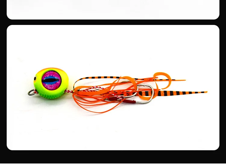 New Arrival High Quality 40g-200g Metal Slow Jig Head With ABS Pencil Lure - detail 2