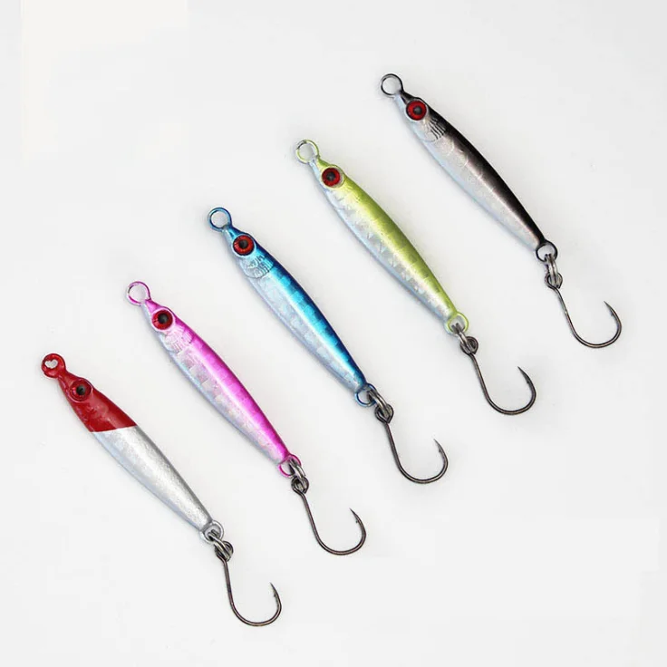 Cheery Mini Jig Fishing Lure 3G 5G Spinnerbait Spoon Small Metal