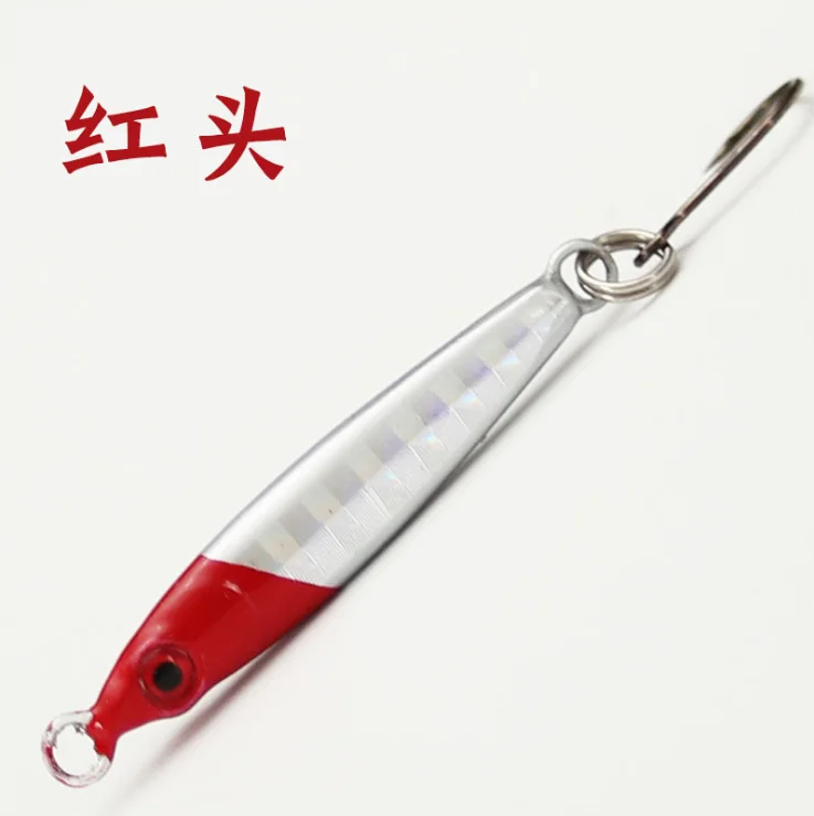 Cheery Mini Jig Fishing Lure 3G 5G Spinnerbait Spoon Small Metal ABS Pencil Lure - view 2