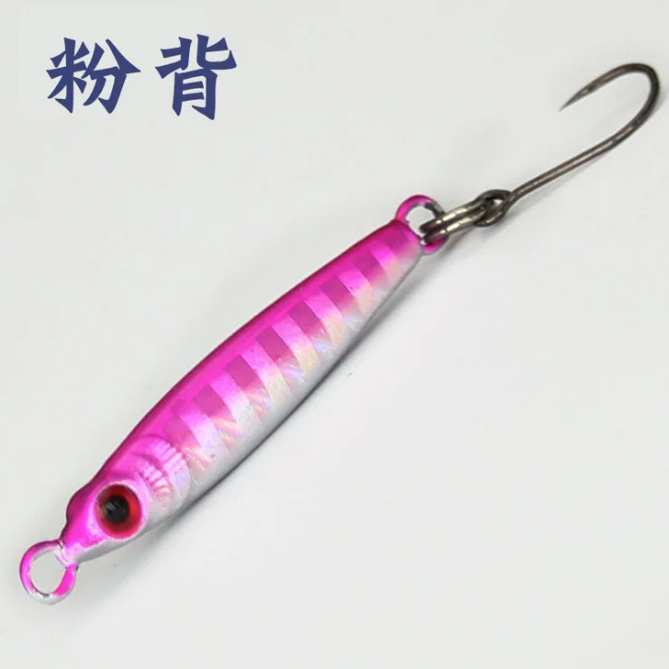 Cheery Mini Jig Fishing Lure 3G 5G Spinnerbait Spoon Small Metal ABS Pencil Lure - view 4