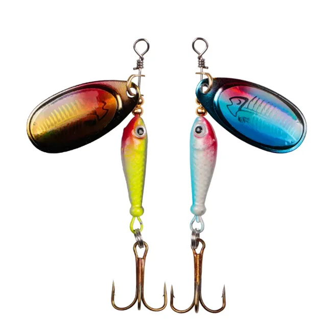 Cheery Spoon Printed Carp Bait Artificial Hard with Treble Hook ABS Pencil Lure - view 2