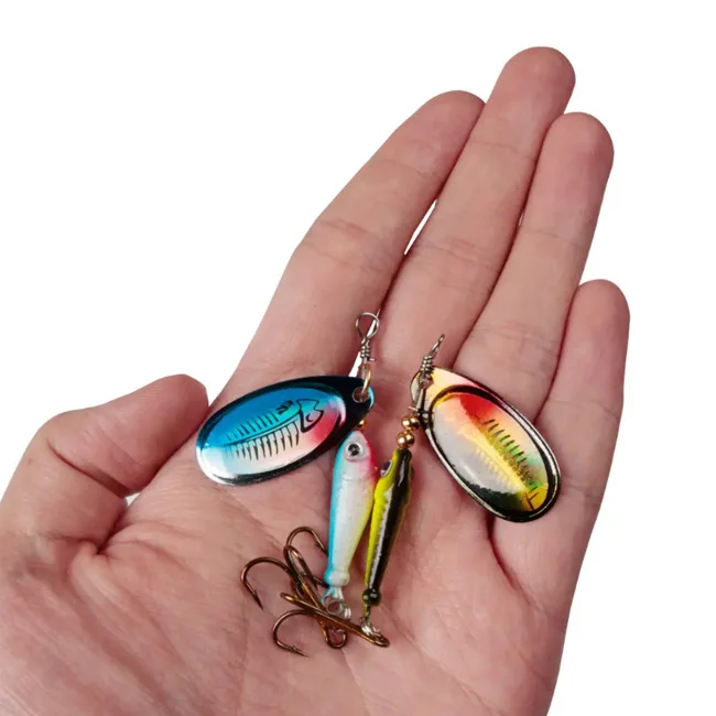 Cheery Spoon Printed Carp Bait Artificial Hard with Treble Hook ABS Pencil Lure - view 4