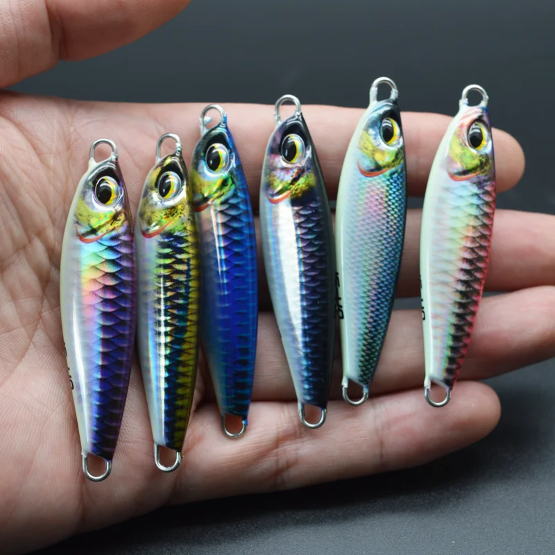 20g30g40g 3D Palms Miniature Dax Jigs Jigging Lures Metal Fishing ABS Pencil Lure - view 7