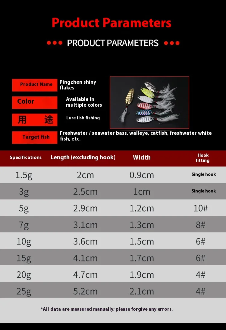 Wholesale Mouthfish Bait Lure Flat Vibrating Sequin Fishing for ABS Pencil Lure - view 6