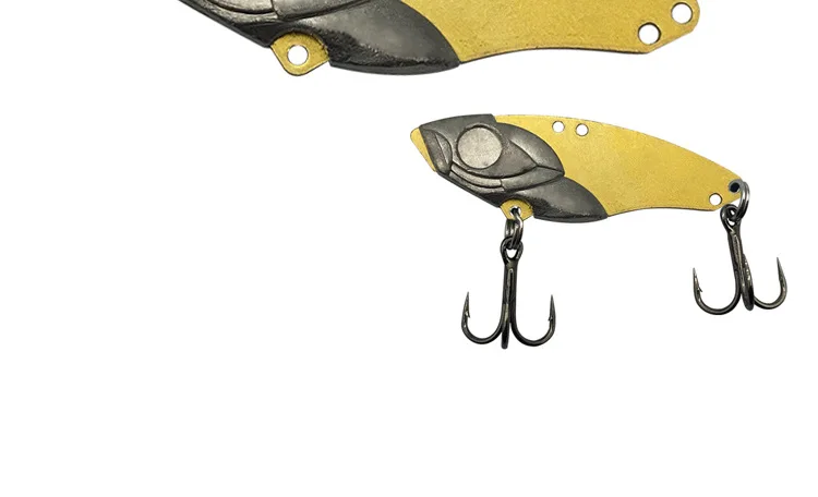 Lure Vib Lead Wrapped Copper Metal Sequin Iron Plate Bait Carp ABS Pencil Lure - view 7