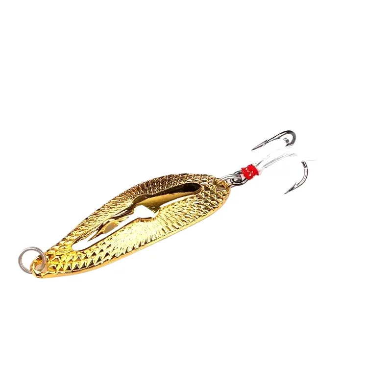 Cheery Stainless Steel 5G/7G/10.5G/14G Leech Metal Spoon Bait