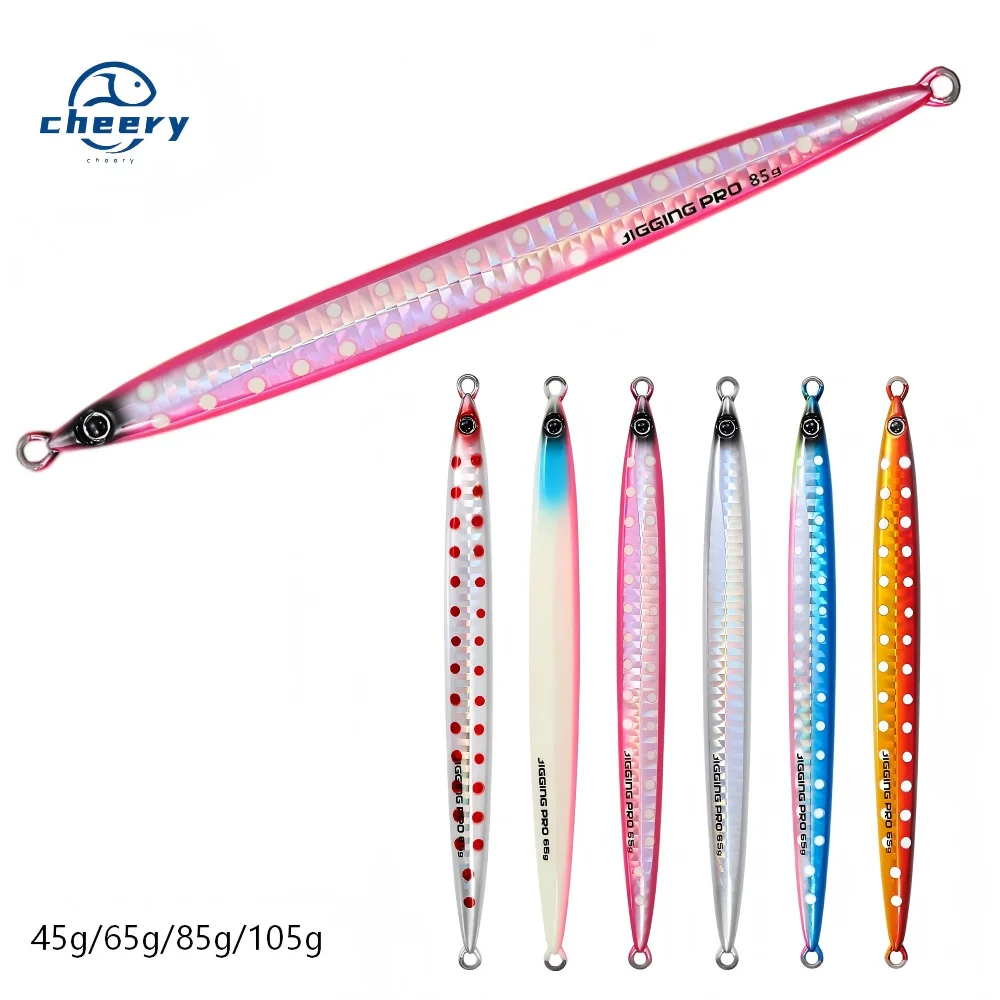 Cheery 45g 65g 85g Saltwater Metal Long Cast Fishing Jigging Lure