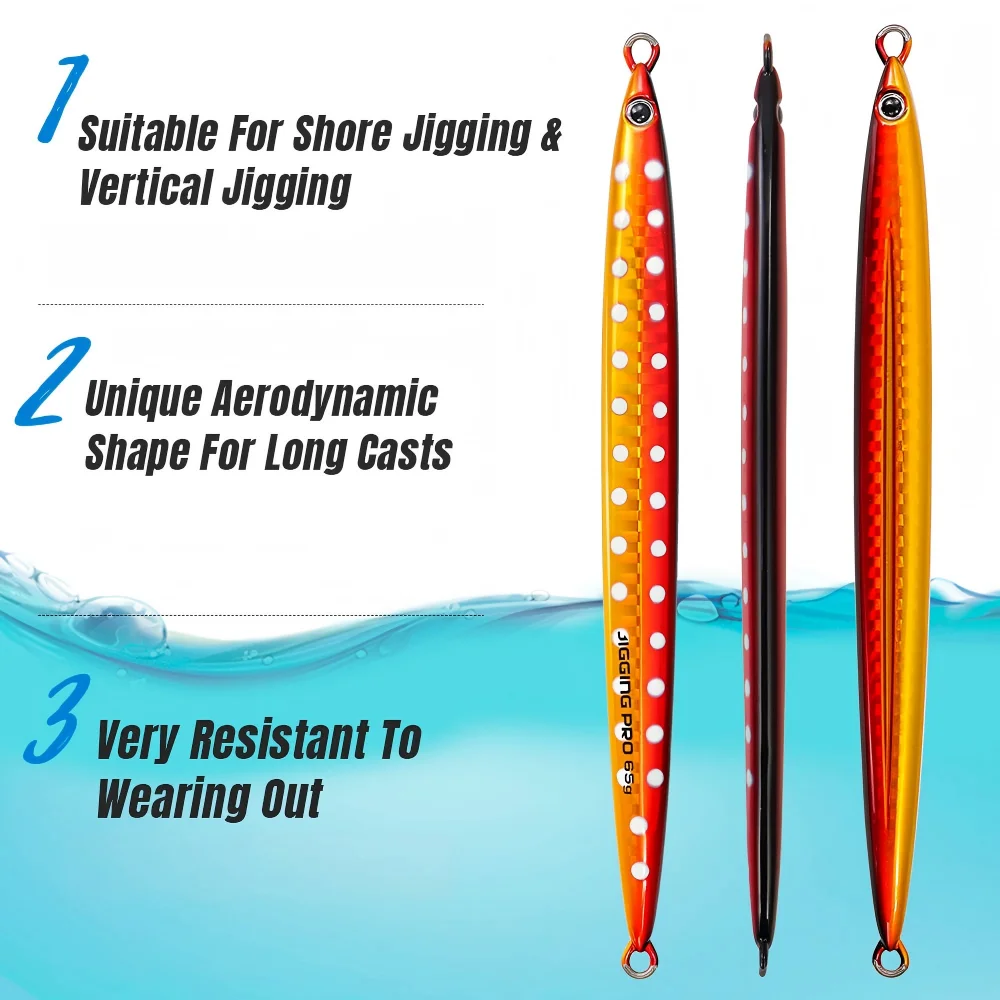 Cheery 45g 65g 85g Saltwater Metal Long Cast Fishing Jigging Lure ABS Pencil Lure - view 9