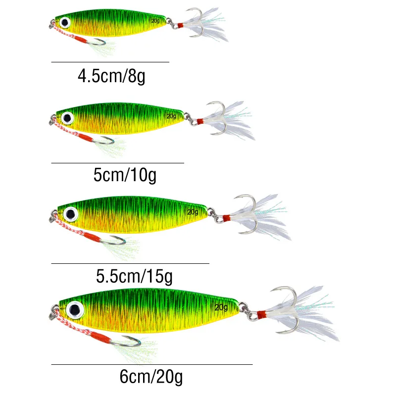 Cheery New Style Big 7g 10g 15g 20g Saltwater Tuna Hard Plastic Metal Jig ABS Pencil Lure - view 10