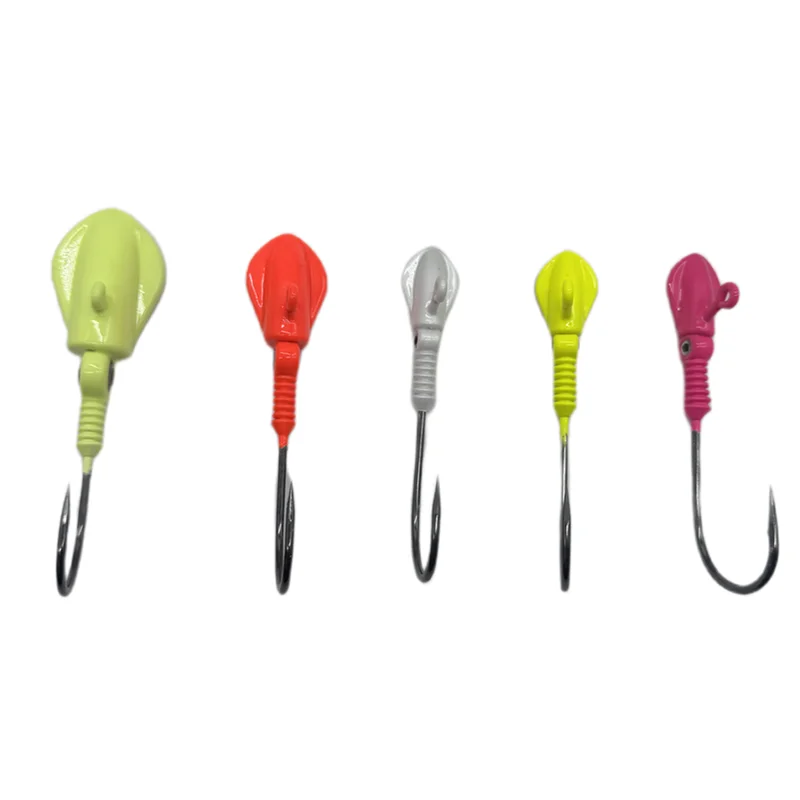 Cheery Luminous Lead Jig Head Well-Balanced Round Lure Worm Swim ABS Pencil Lure - view 2